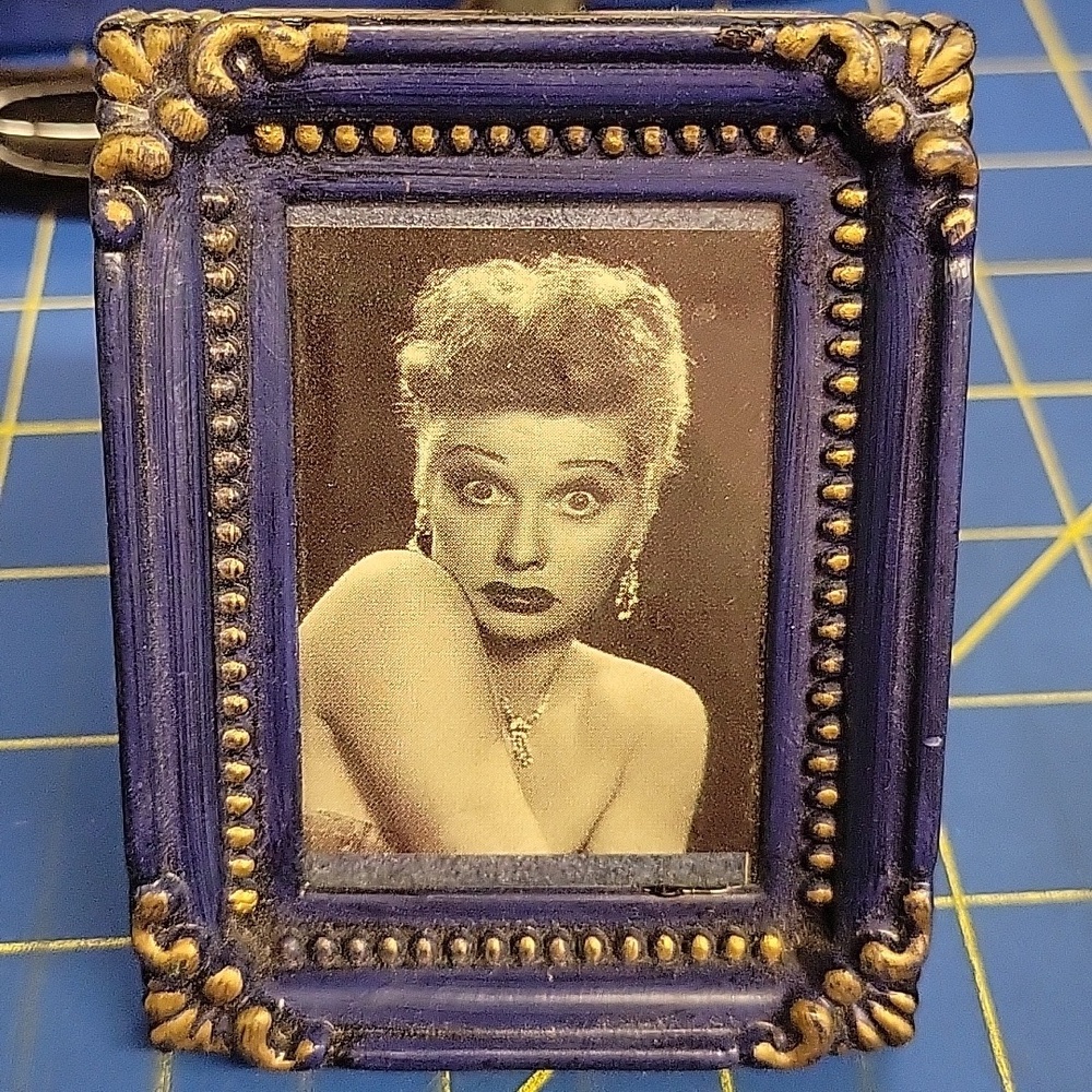 I Love Lucy Frame 2.5" Resin Framed Photo